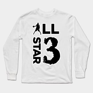 All Star Gear | Black and White Long Sleeve T-Shirt